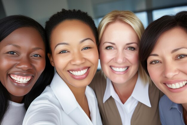women from different backgrounds